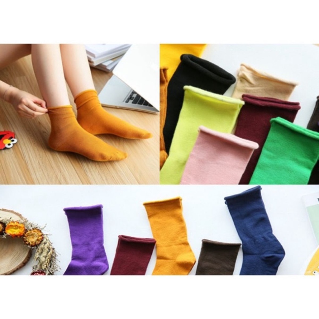 Tất nhún cao cổ Vintage - Mẫu cực hot