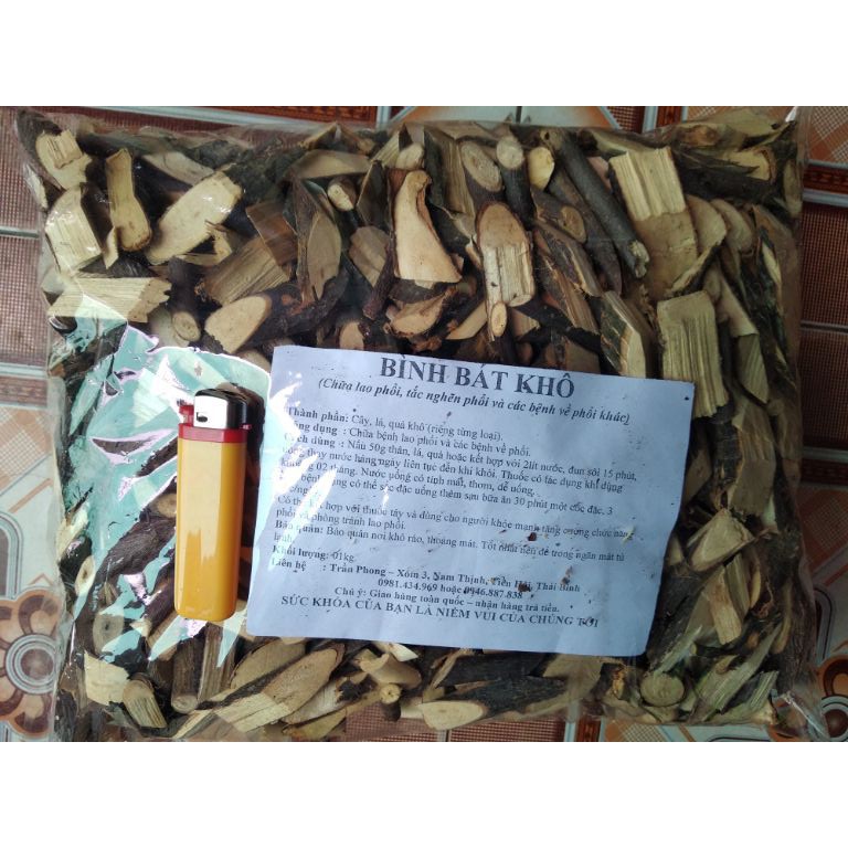 Thân cây Bình Bát (1kg)- Điều trị lao phổi, viêm phổi