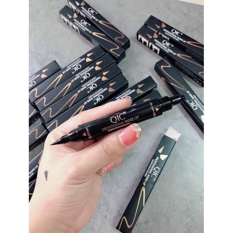 [ HOT ] Bút kẻ mắt QIC dạng lỏng hai đầu chống thấm nước | BigBuy360 - bigbuy360.vn