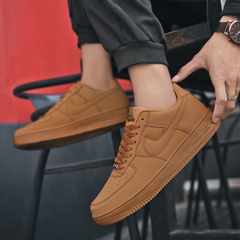 Giày Thể Thao Air Force No. 1 AJ size Lớn 45 Màu Trắng Thời Trang Xuân Thu Cho Nam