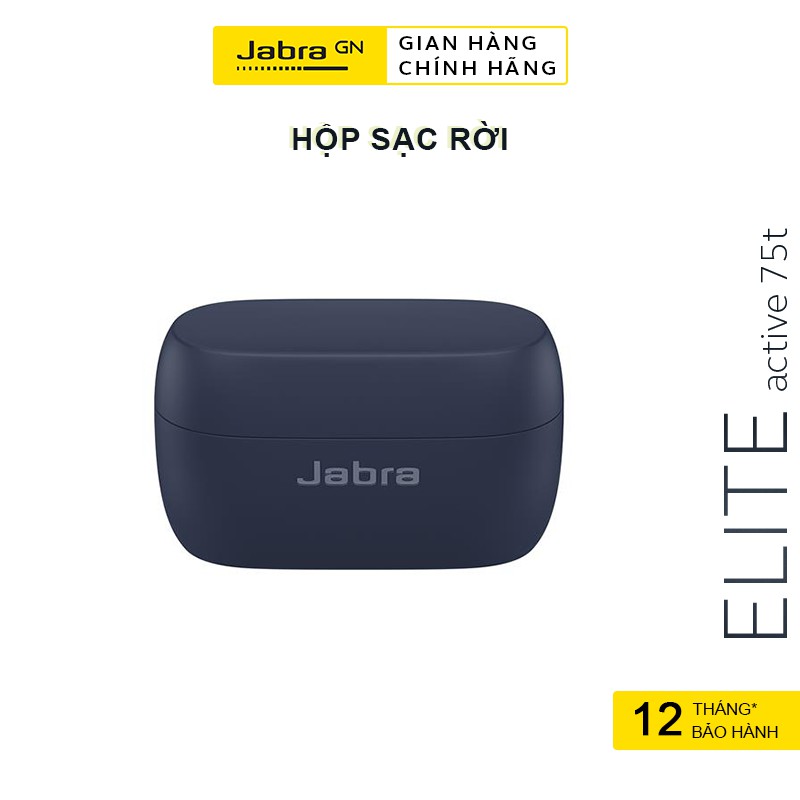 Hộp Sạc Tai Nghe True Wireless Jabra 75T - Hàng Chính Hãng