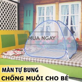 mùng chụp tự bung cho bé