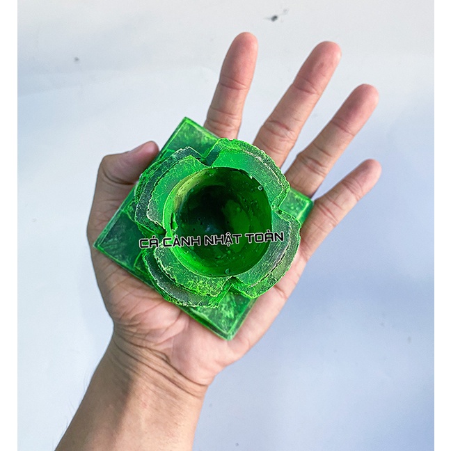 MÔ HÌNH ANGKOR WAT TRANG TRÍ BỂ CÁ TIỂU CẢNH NON BỘ CAO 10CM RỘNG 7CM