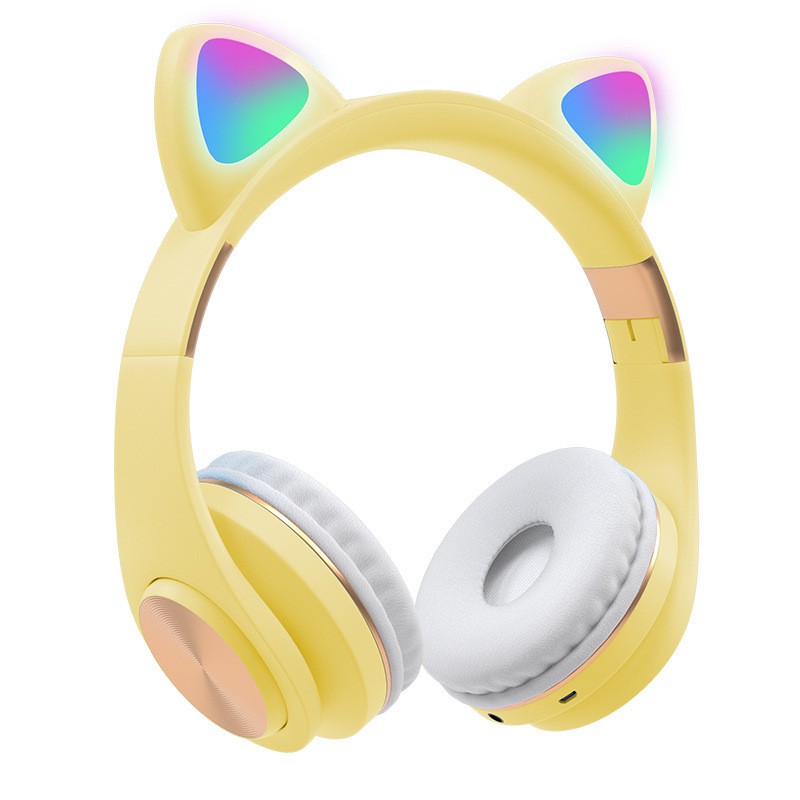 ♥️FREESHIP♥️ Tai Nghe Headphone Tai Mèo Bluetooth  Cute, Có Míc Đàm Thoại , Âm Thanh Cực Hay, Bảo Hành 12 Tháng | BigBuy360 - bigbuy360.vn