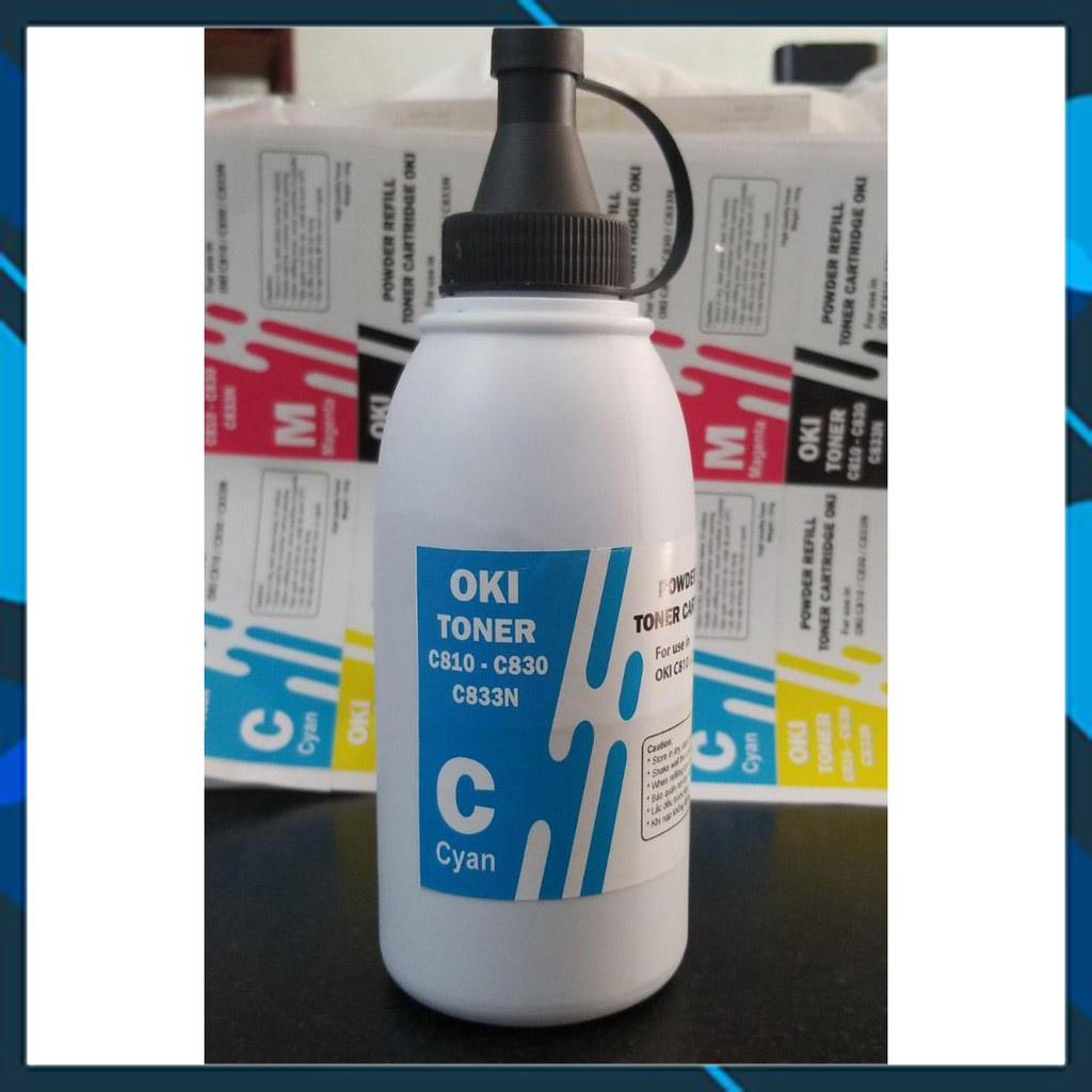 SET MỰC ĐỖ + CHIP LASER REFILL OKI( CHO MÁY OKI C833) 1 MÀU