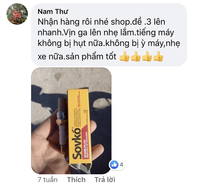 [ Shopee Trợ Giá ] Bugi ba chấu sovko nhập khẩu từ đức