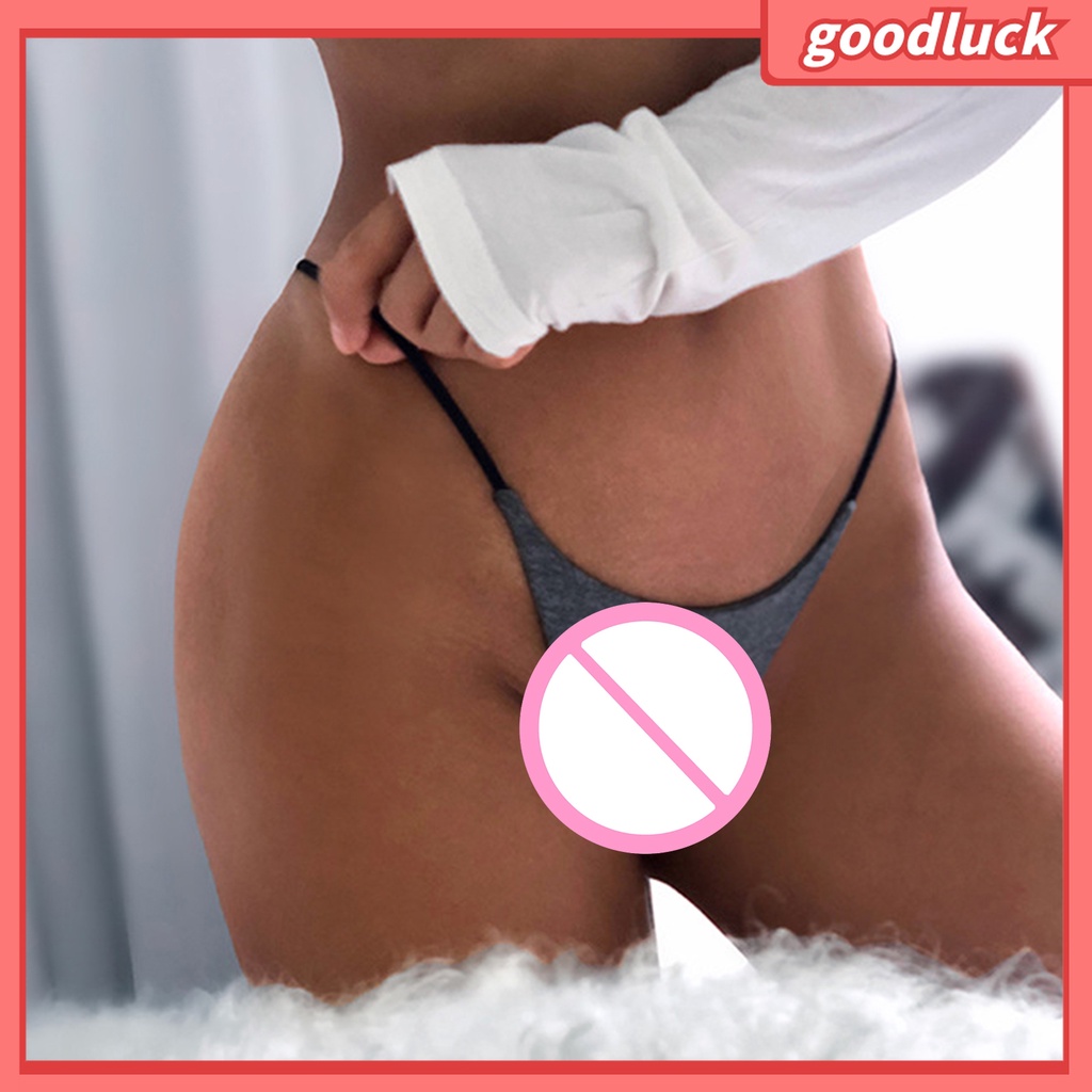 [GOLUK] Quần Lót Cotton Lưng Thấp In Họa Tiết Da Báo Màu Trơn Quyến Rũ Dưỡng Ẩm Cho Nữ