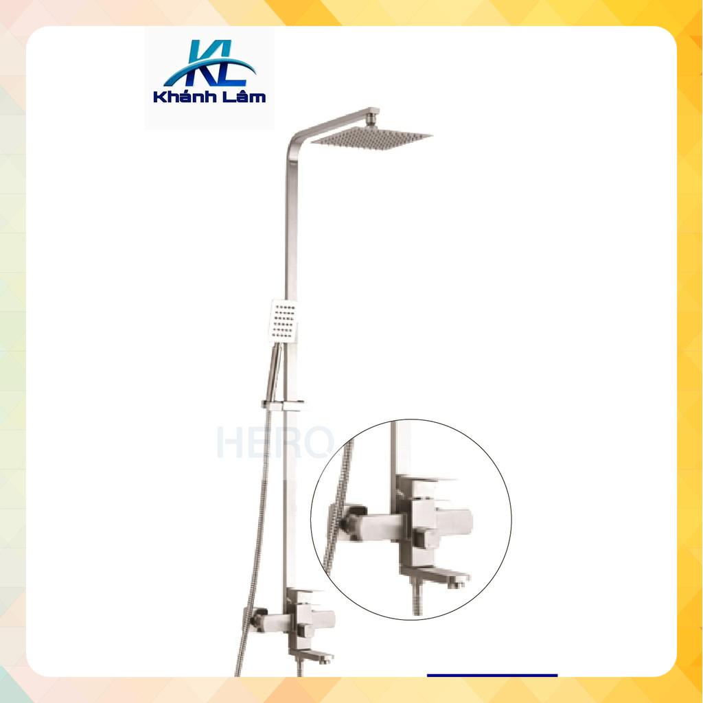 Bộ Sen Cây Tắm Đứng Nóng Lạnh INOX 304 Cao Cấp SCI03 và tay sen tắm và dây sen