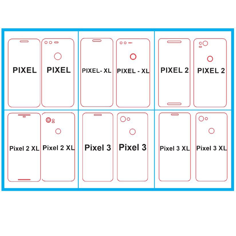 Miếng Dán PPF Full Màn Hình Google Pixel ,Pixel xl, Pixel 2, 2xl ,Pixel 3, 3xl .