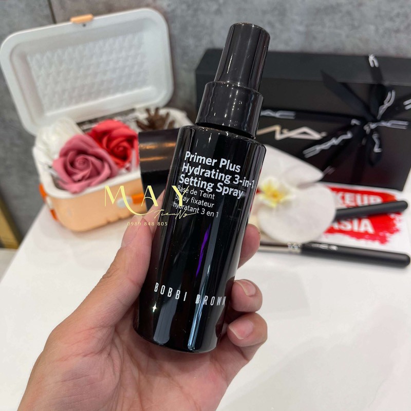 Xịt Khoáng Cấp Ẩm Giữ Lớp Trang Điểm Lâu Trôi BobbiBrown Primer Plus 100ml