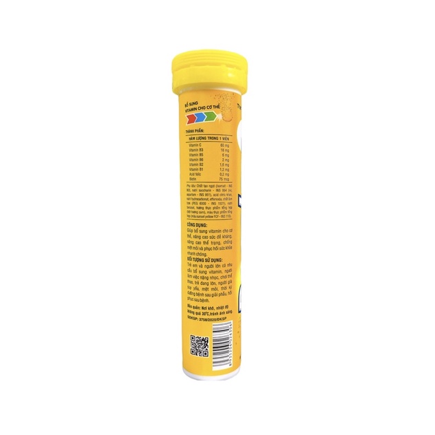 ✅ Sủi Bocalex Multi giúp bổ sung vitamin, tăng sức đề kháng cho cơ thể