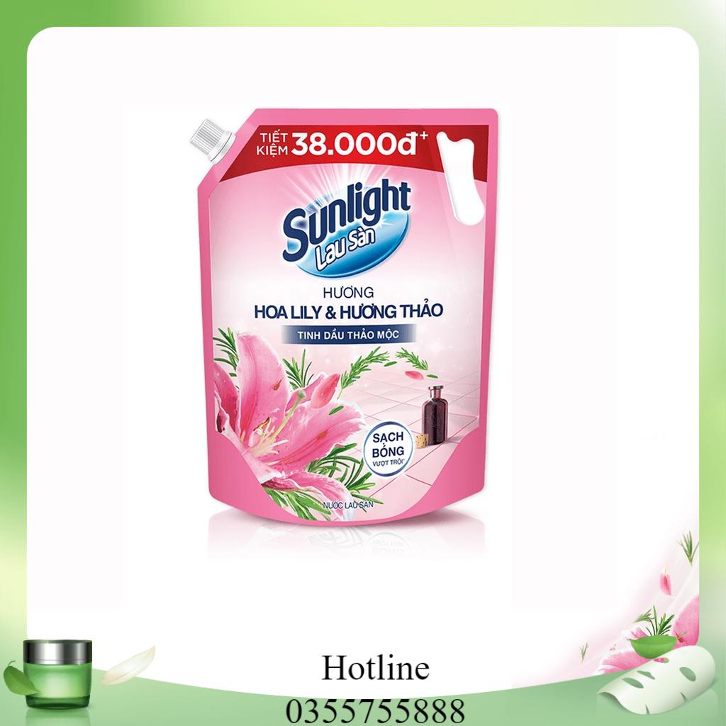 Nước Lau Sàn Sunlight Tinh Dầu Thảo Mộc Túi 3.6 Kg