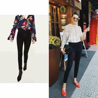 Quần jeans đen Topshop