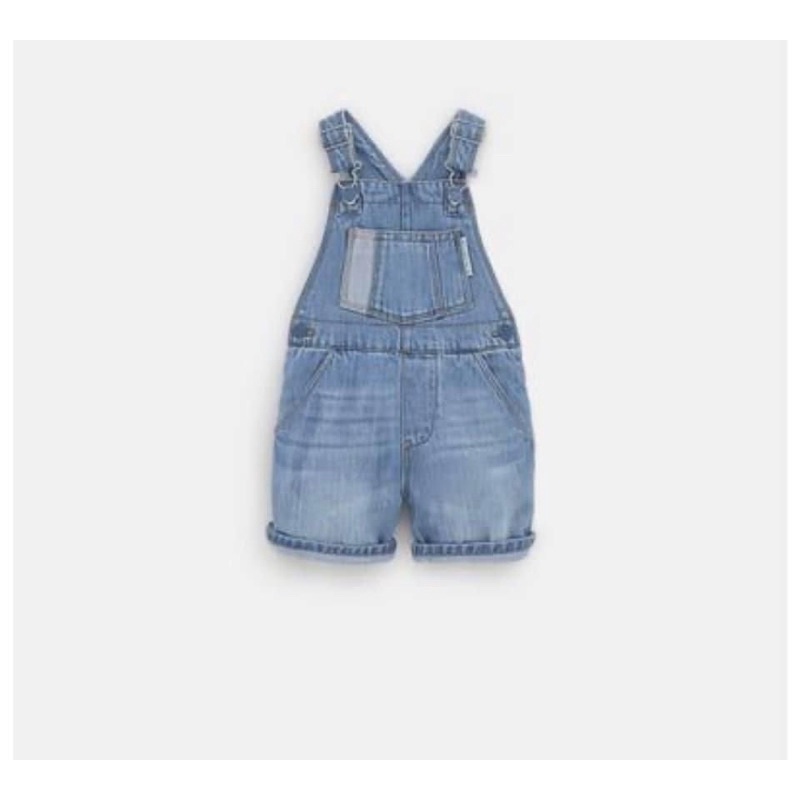 Yếm jean mềm ZR 9/12m-3/4y