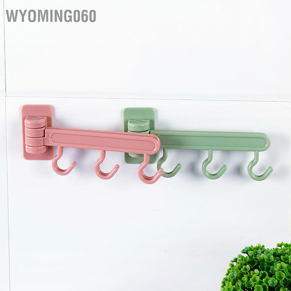 Móc nhà bếp Phòng tắm Treo tường Thanh treo khăn có thể xoay miễn phí