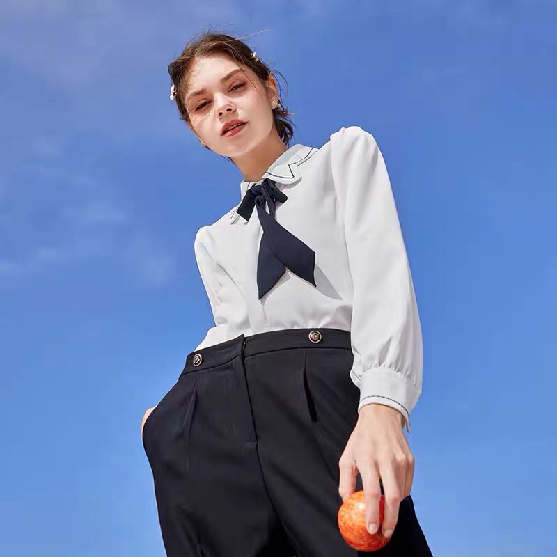 Áo sơ mi trắng XIANGYING