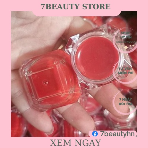 [5 lọ]Dưỡng Gấc Thiên Nhiên Kích Màu Môi Sau Phun xăm