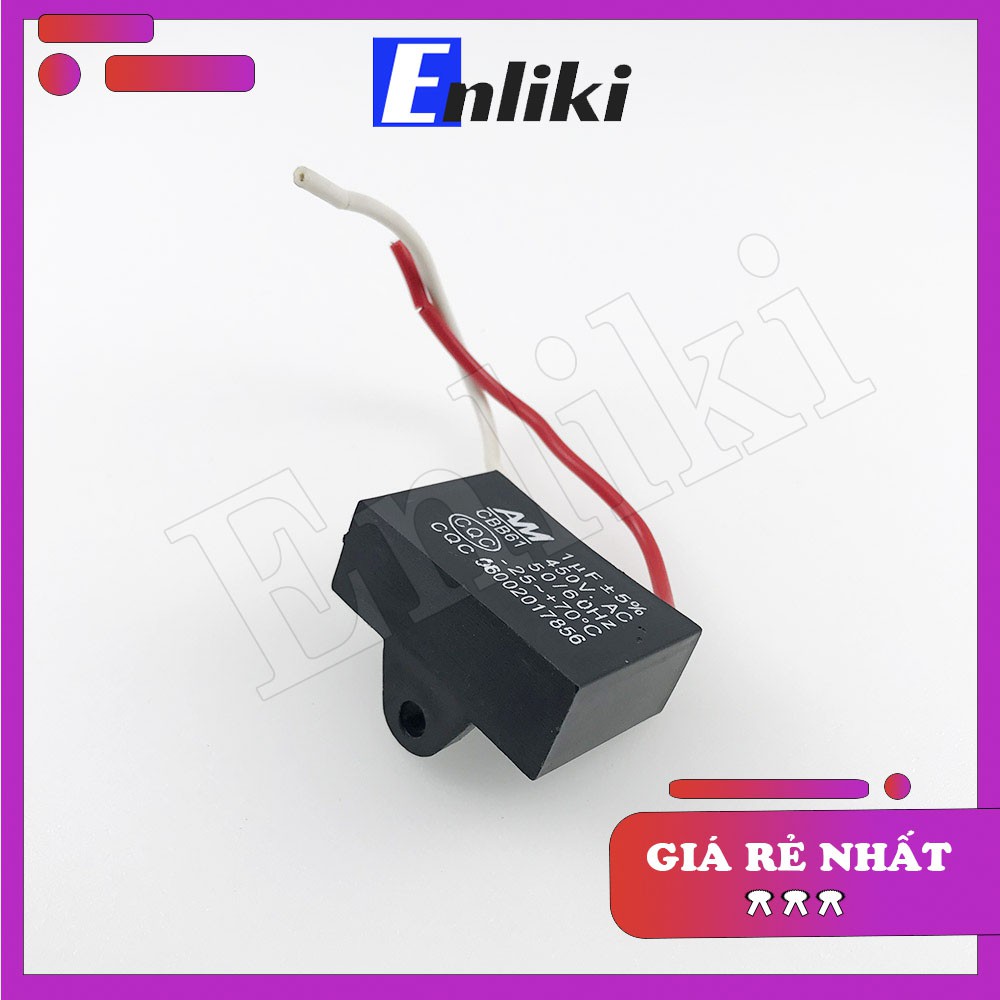 Tụ Quạt CBB 450VAC 1uF