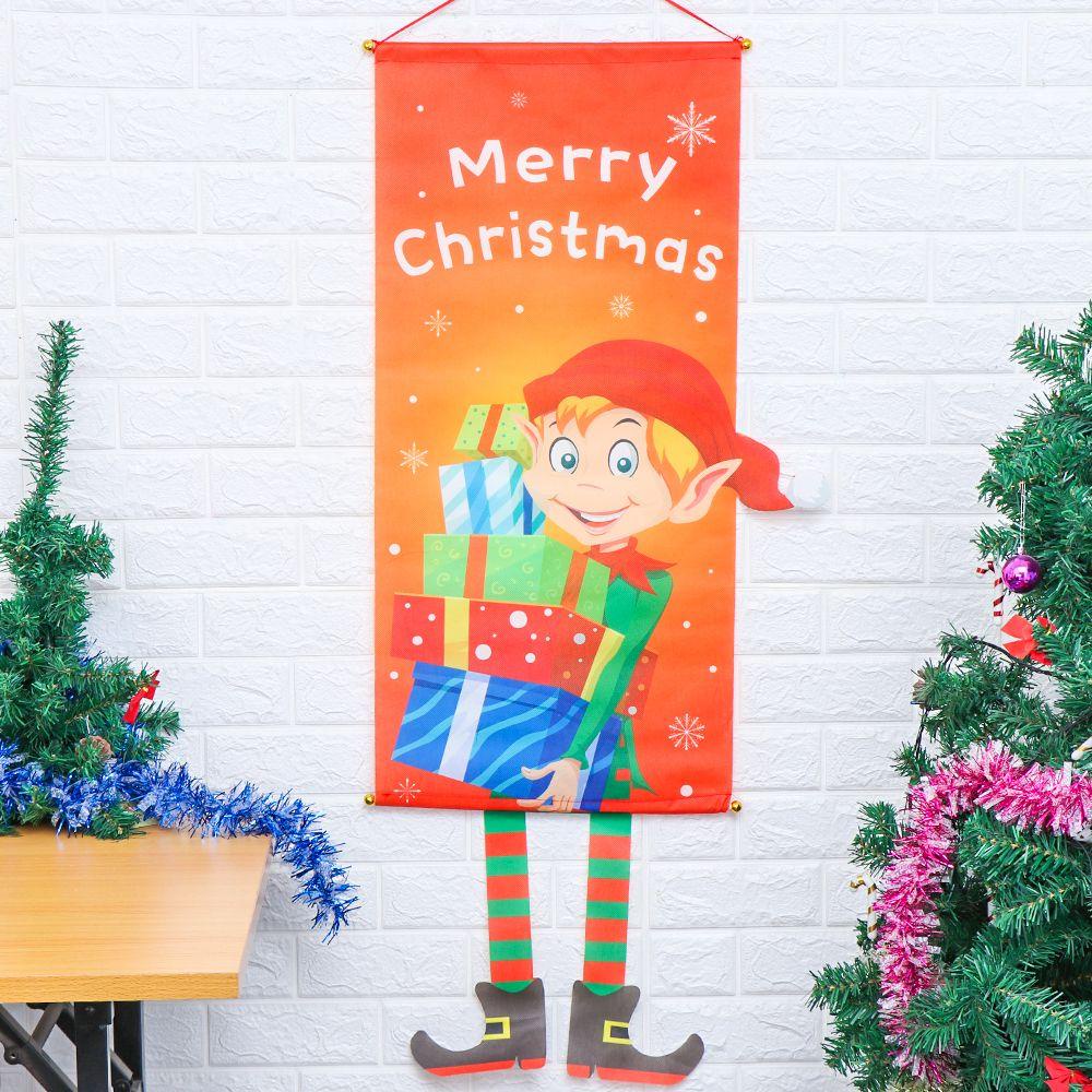 Cờ Treo Trang Trí Giáng Sinh Hình Ông Già Noel
