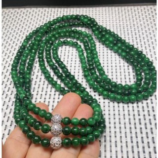 Vòng tay 108 hạt ngọc sơn. thủy 6mm