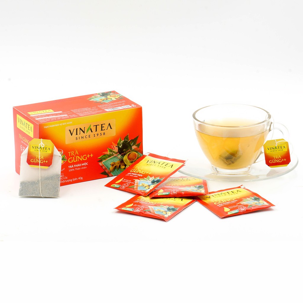 Trà Vinatea Gừng ++ Túi Lọc 40 gr