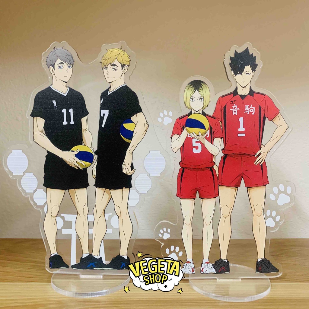 Mô Hình Tượng Standee Acrylic Mica 2 mặt - Haikyuu Haikyu Vua bóng chuyền Sugawara Koshi Yu Nishinoya Kei Tsukishima