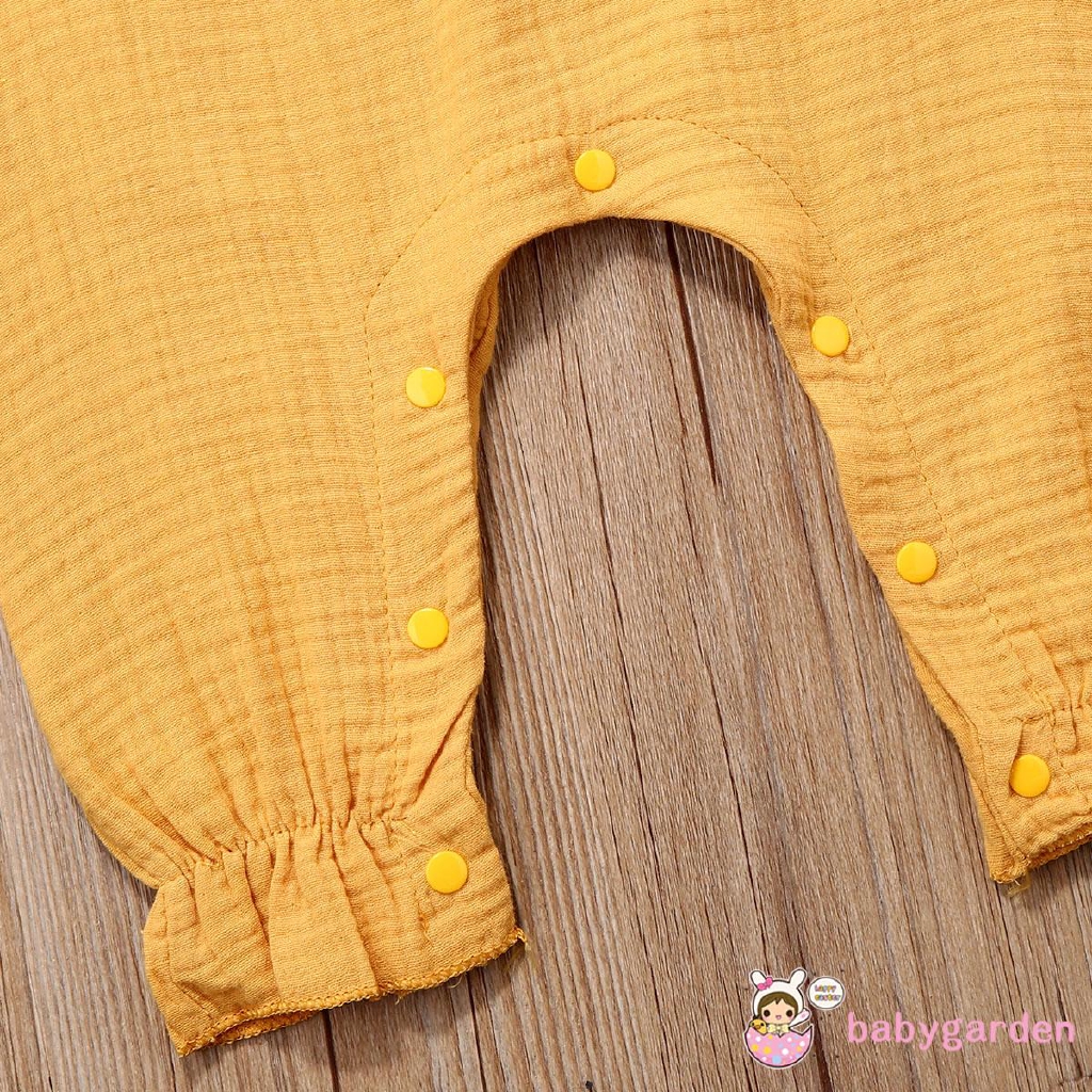 Jumpsuit Sát Nách Màu Trơn Cho Bé Gái