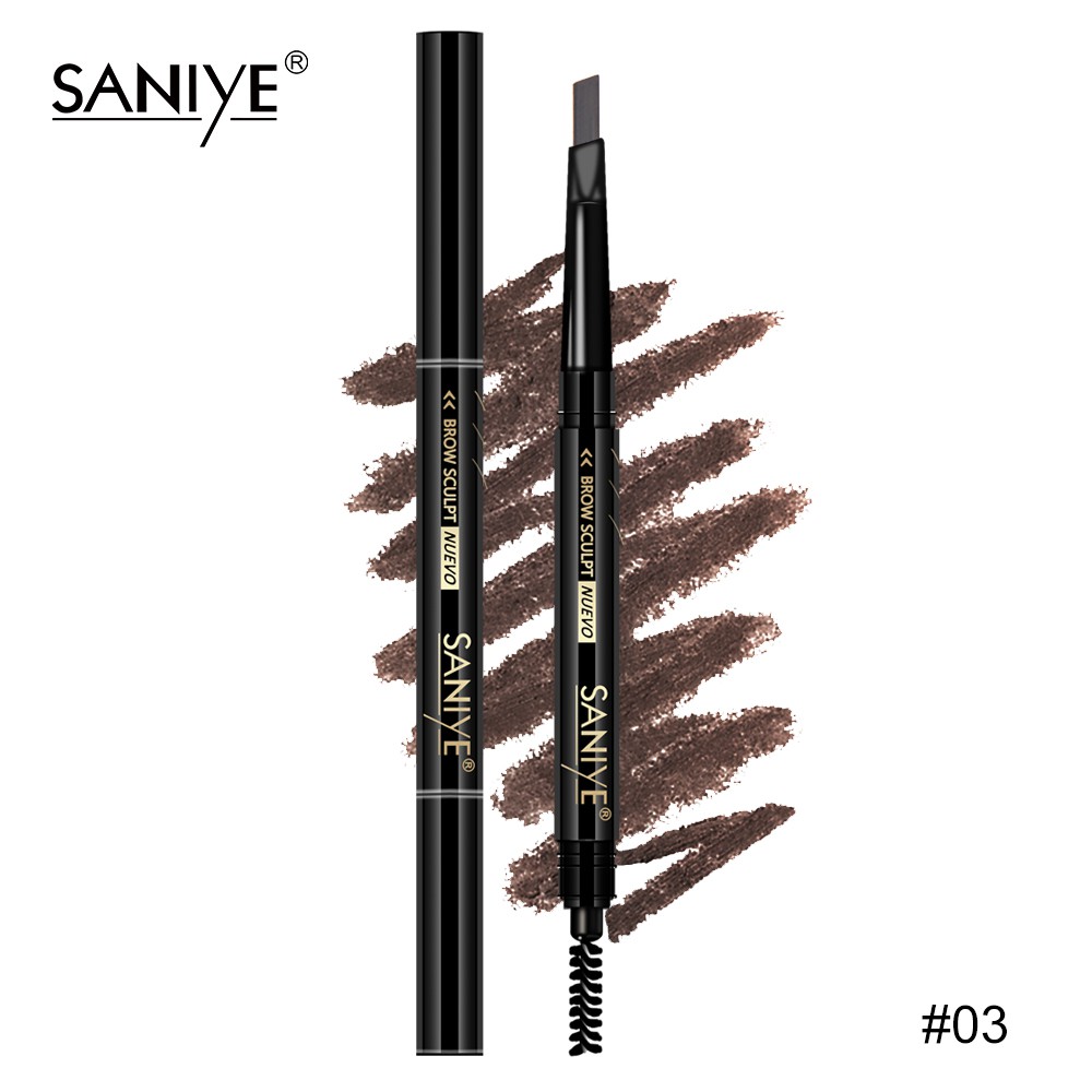 Set mỹ phẩm gồm kem nền + mascara + bút kẻ lông mày + bút kẻ mắt SANIYE ZH2 cỡ 180g trang điểm hiệu quả | BigBuy360 - bigbuy360.vn