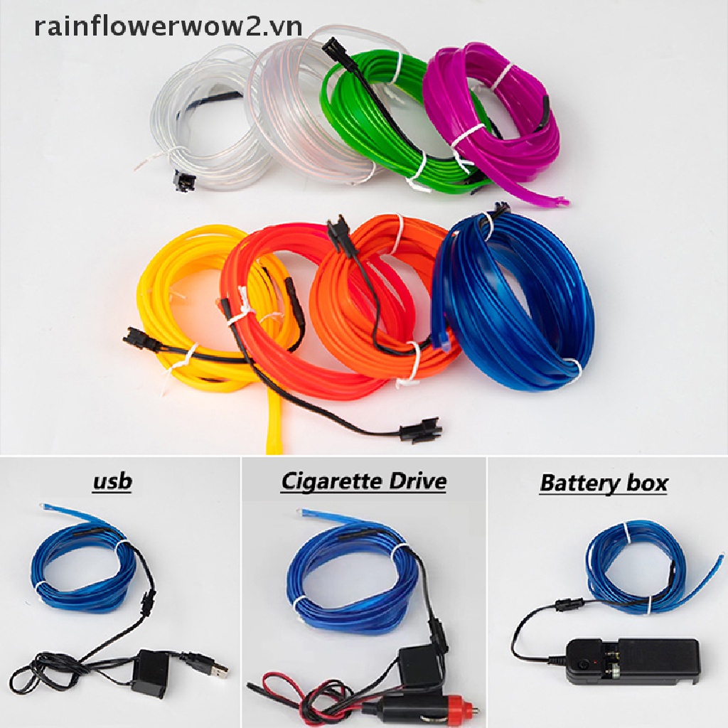 Dây Đèn LED Neon Mềm Linh Hoạt Cho Xe Hơi