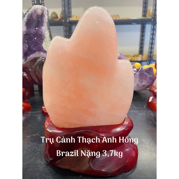 Trụ Đá Cảnh Hồng Phong Thuỷ - Đá Trang Trí