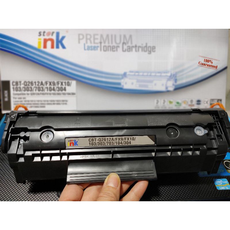 Hộp mực Star-ink 12A Có lỗ đổ mực và mực thải chất lượng cao