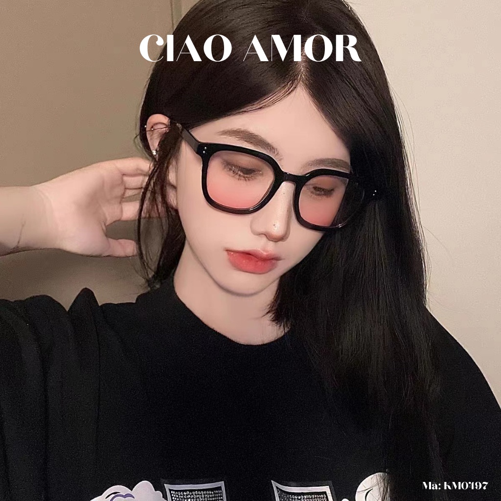 Kính mắt nữ má hồng HOT trend dễ thương Phụ kiện Ciao Amor - KM0487