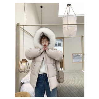 Áo phao nữ Hàn Quốc lót ấm áp mùa đông 2021 phong cách ulzzang vintage Quảng châu YAP1