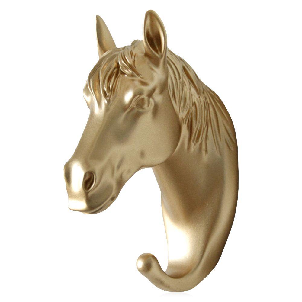 PINEVN Móc Treo Đồ Hình Đầu Hươu Bằng Nhựa Resin Không Cần Khoan