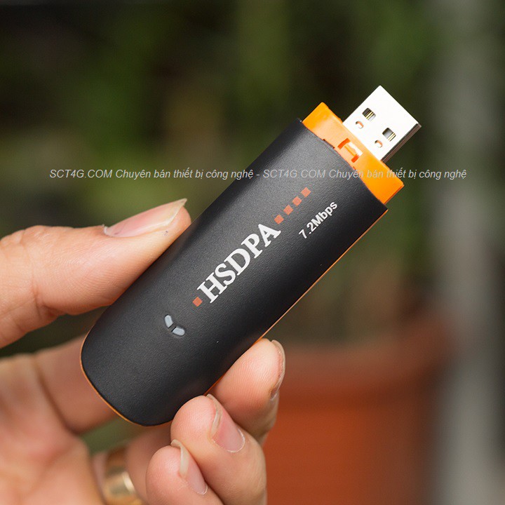 USB 3G HSDPA 7.2MBPS CÓ KHE CẮM THẺ NHỚ, XÀI ĐƯỢC CHO TẤT CẢ CÁC MẠNG