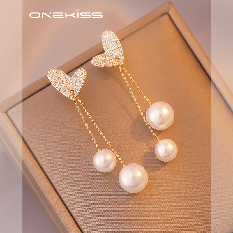 Khuyên Tai Dáng Dài Đính Hạt Ngọc Trai Nhân Tạo Phong Cách Hàn Quốc Mới 2022 S925