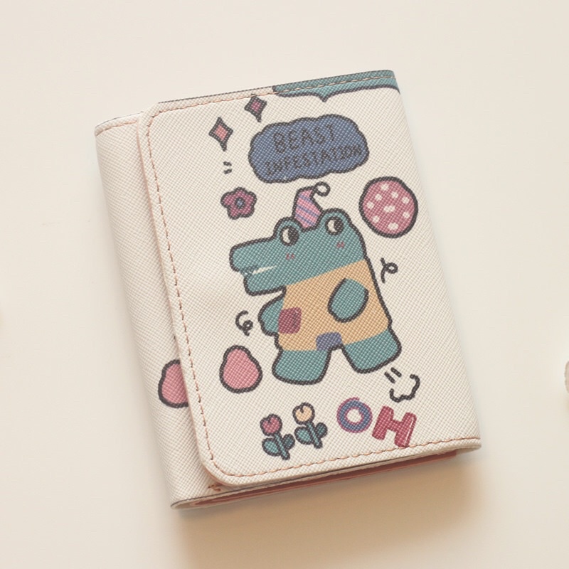 Ví gập ví cầm tay nữ sinh tiện lợi