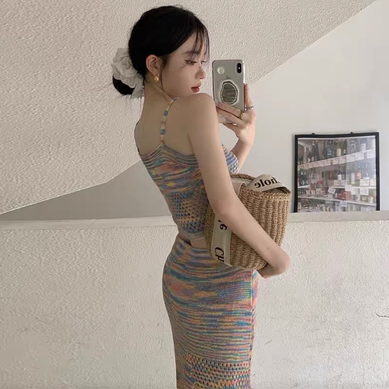 SET VÁY LEN LOANG MÀU CỰC ĐỈNH Ạ