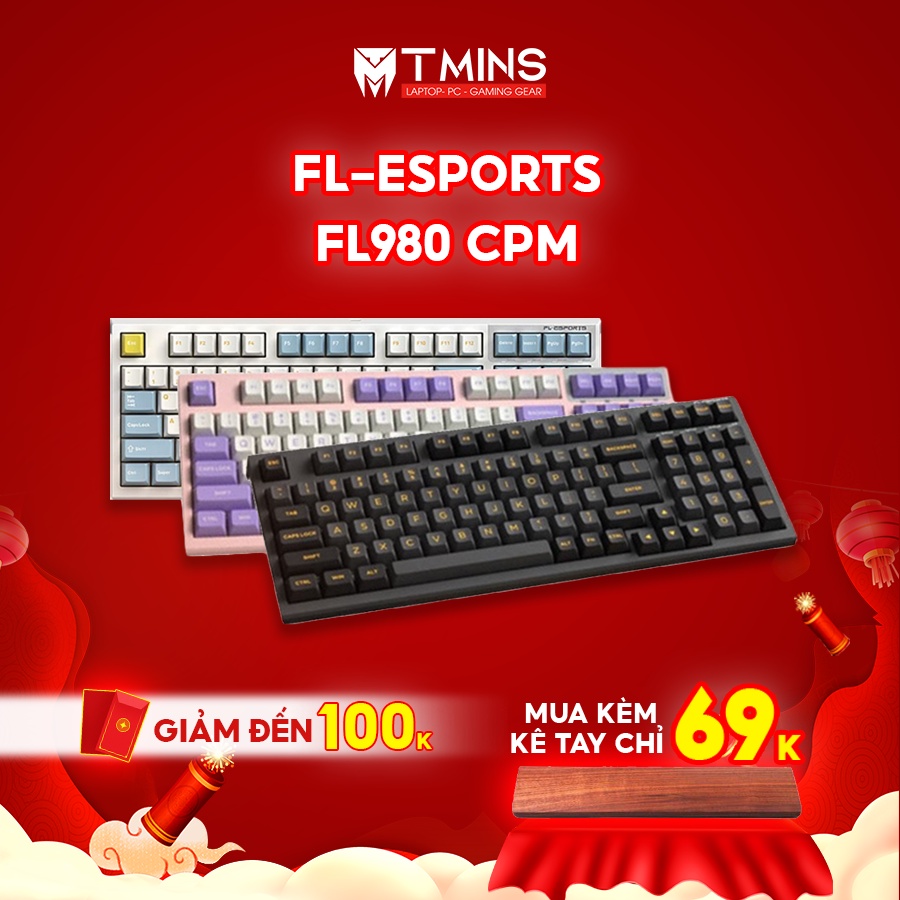 [Mã ELHAMS5 giảm 6% đơn 300K] Bàn Phím Cơ FL980 CPM Hàng Chính Hãng