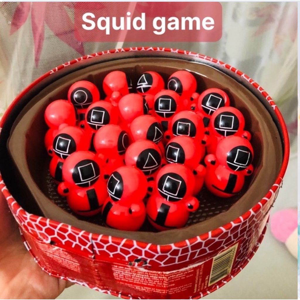 Lật đật squid game mini, đồ chơi lật đật mini cho bé cute dễ thương giá rẻ Bonkid stoys