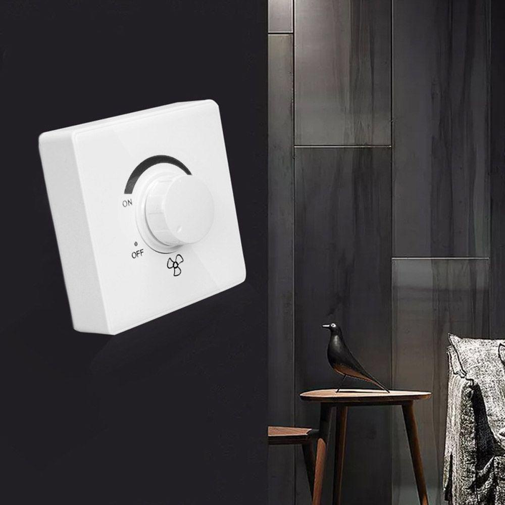 Bộ Điều Khiển Tốc Độ Quạt Gắn Tường 86 Loại Tiện Dụng