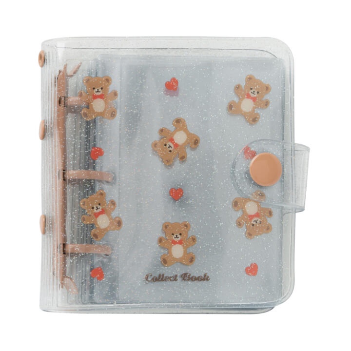 Binder Collect Book ARTBOX Hàn Quốc Đựng Photo Card Ảnh Họa Tiết Gấu Trái  20 Sleeves Đóng Gáy Lò Xo