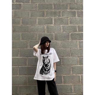 Áo thun oversize trắng Tiger Tee