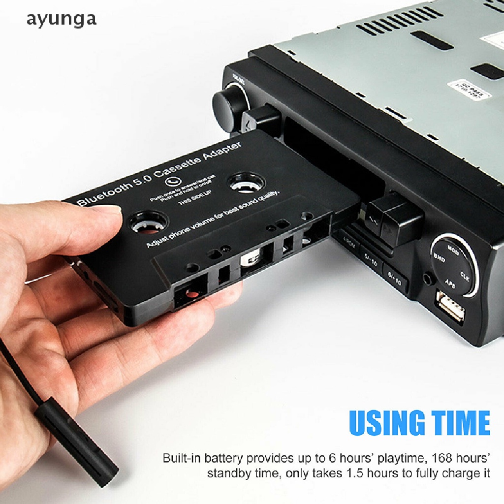 Bộ chuyển đổi băng cassette sang Aux Bluetooth 5.0 cho điện thoại Samsung