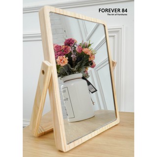 GƯƠNG MINI ĐỂ BÀN_GƯƠNG GỖ THÔNG MỸ MINI XINH XẮN_BẢO HÀNH 1 NĂM