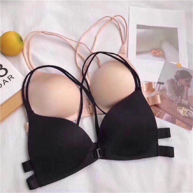 (BÁN LẺ GIÁ SỈ) Áo bra đúc su cài trước đệm bàn tay nâng ngực (810)