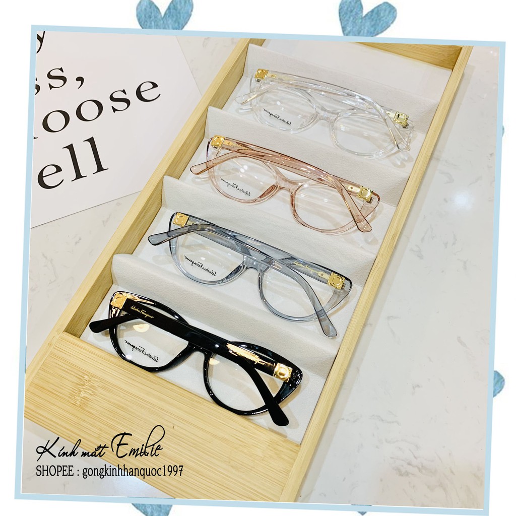 Gọng kính mắt mèo ⚡𝑭𝑹𝑬𝑬𝑺𝑯𝑰𝑷⚡ nhựa nhiều màu bản dày Kính mắt Emilie phụ kiện thời trang Mẫu 3 | BigBuy360 - bigbuy360.vn