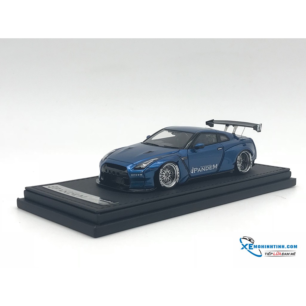 Mô Hình Nissan GTR-R35 PanDem Iginition Model 1:43 (Xanh)