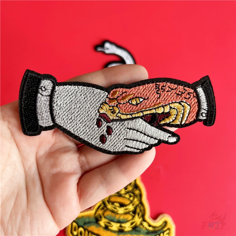 ☸ Tin Không Có Một Miếng Vá Sắt ☸ 1 Sticker Ủi Thêu Hình Con Rắn