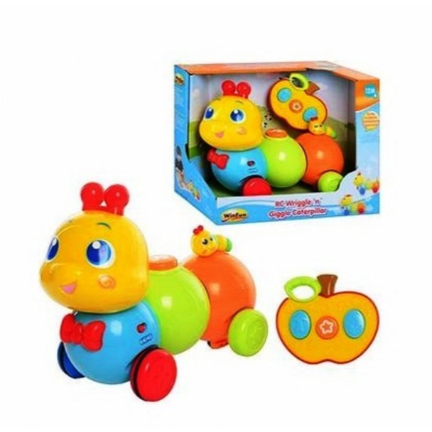 Xe ô tô đồ chơi điều khiển từ xa cho bé hình chú sâu  Winfun 1140 phát nhạc kích thích các giác quan phát triển